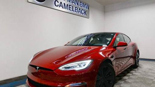 TESLA MODEL S 2022 5YJSA1E55NF459422 image
